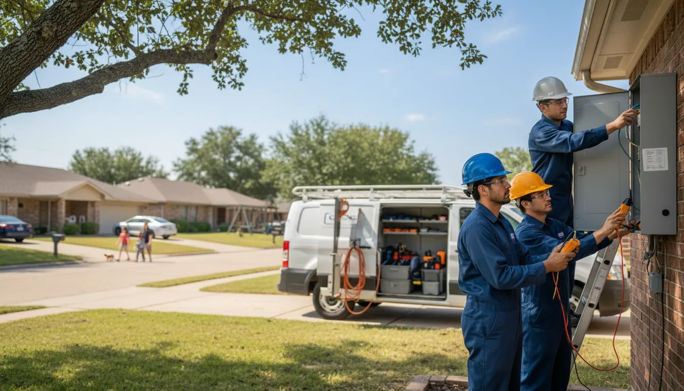 Certified electrician providing emergency electrical services in Keithsburg, IL